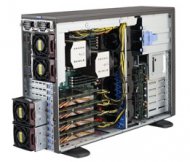 Supermicro SuperWorkstation GPU 4U 7048GR-TR no CPU(2) E5-2600v3/v4 no memory(16)/ on board RAID 0/1/5/10/ no HDD(8)LFF/ 1 HDD Fixed/ 2xGE/ 7x PCI-E/ 2x2000W/ Backplane 8xSATA/SAS , 